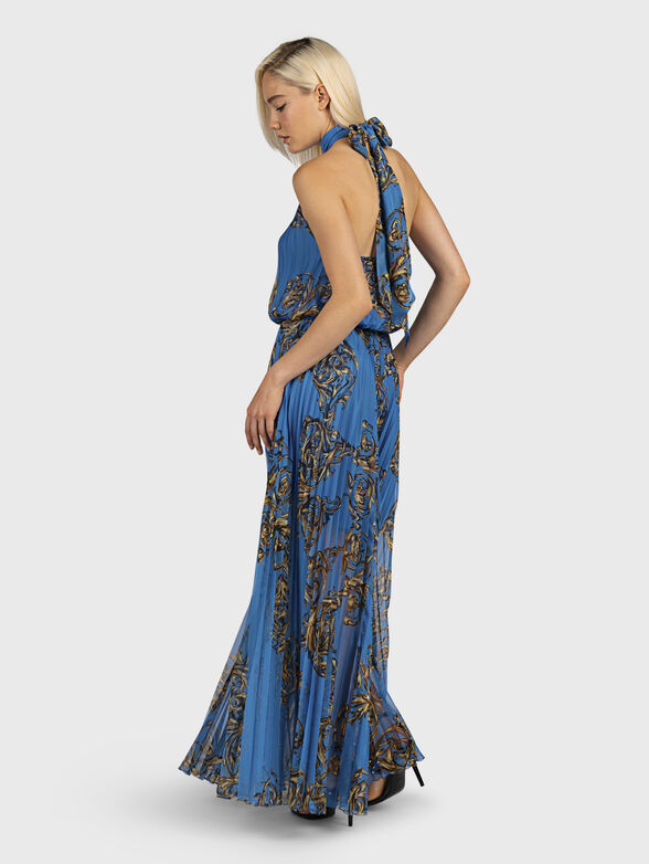 Black dress with baroque print - 2