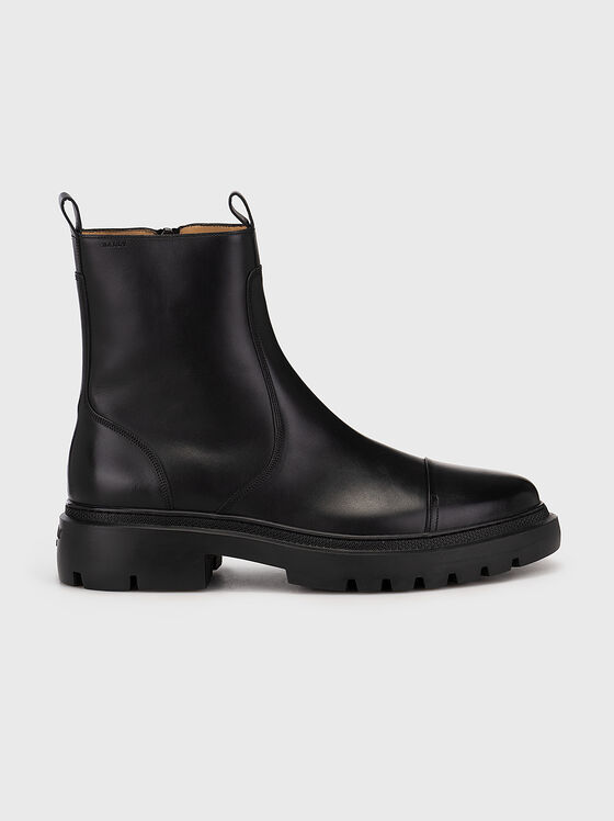 VAUGHEN black leather boots - 1