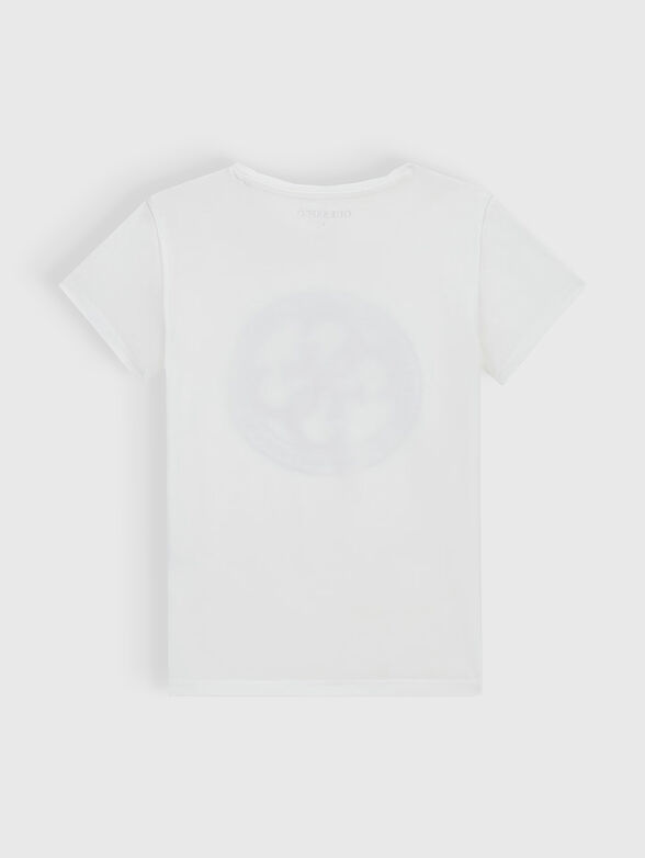 T-shirt with glitter logo print - 2