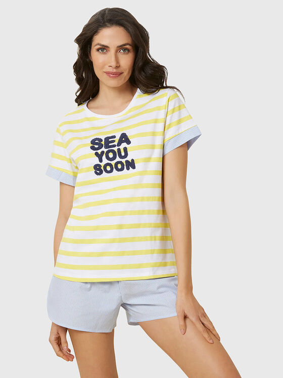 SEA YOU SOON two-piece cotton pyjamas - 1