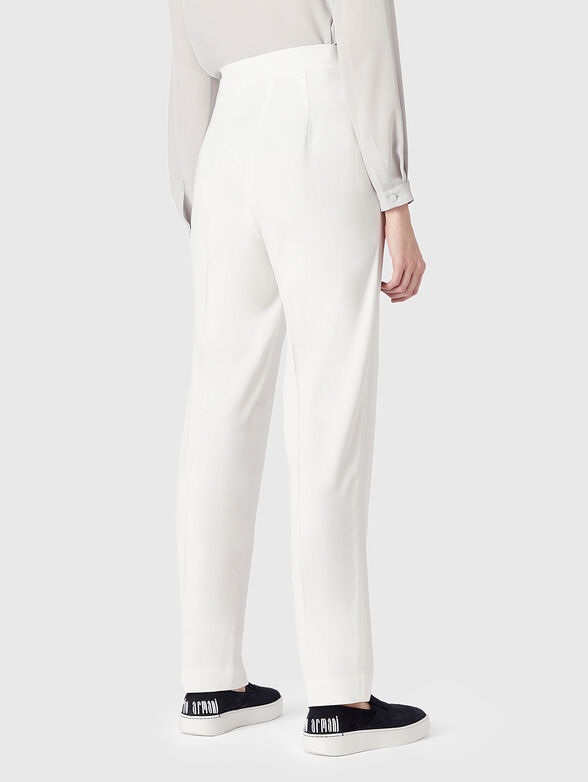 White pants with high waist  - 2