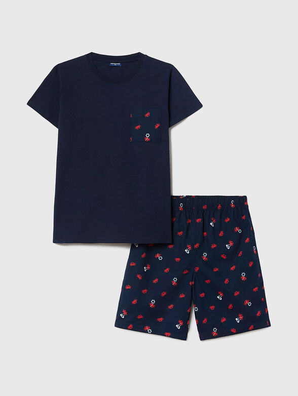 RIVIERA CLUB dark blue two-piece pyjamas  - 1