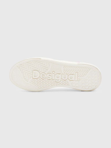 Eco leather studded sneakers  - 4