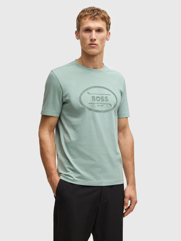 T-shirt with logo print in black - 1