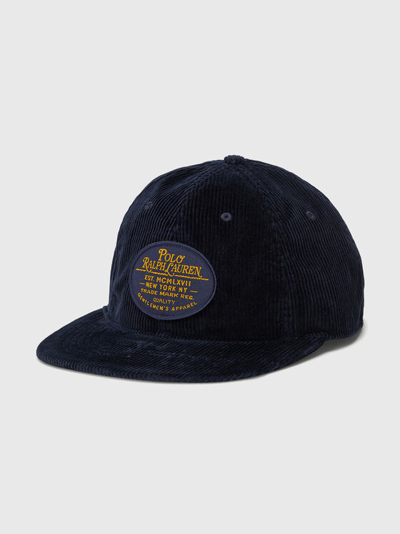 Logo-accent cap-hat in dark blue - 1