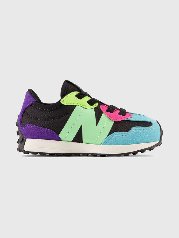 Sports shoes with multicolored inserts - 1