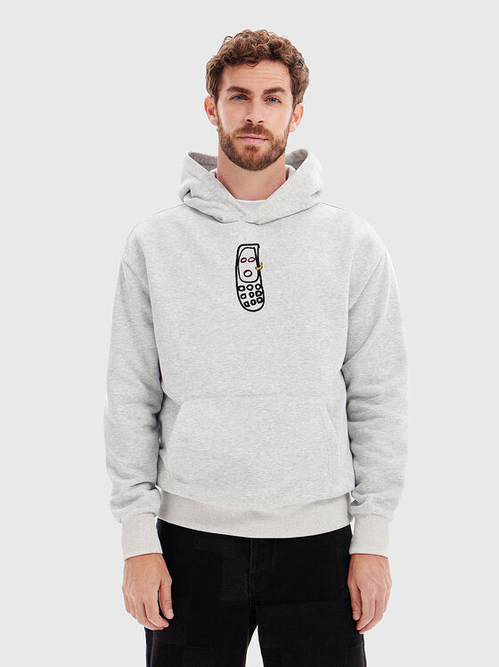 Sweatshirt with embroidered detail - 1