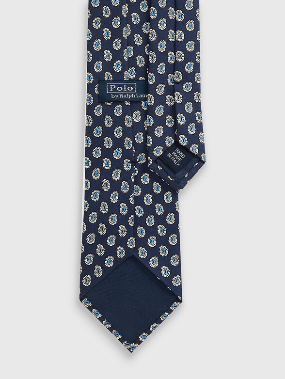 Tie with micro print - 2