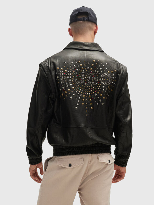LYON leather jacket with removable sleeves - 2