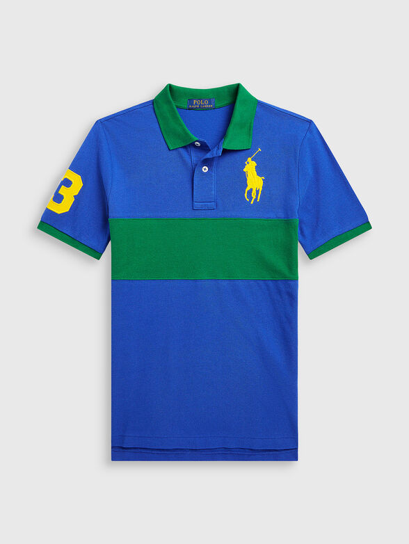 Cotton Polo-shirt with contrasting details - 1
