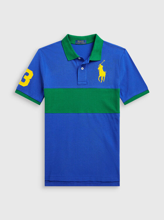 Cotton Polo-shirt with contrasting details - 1