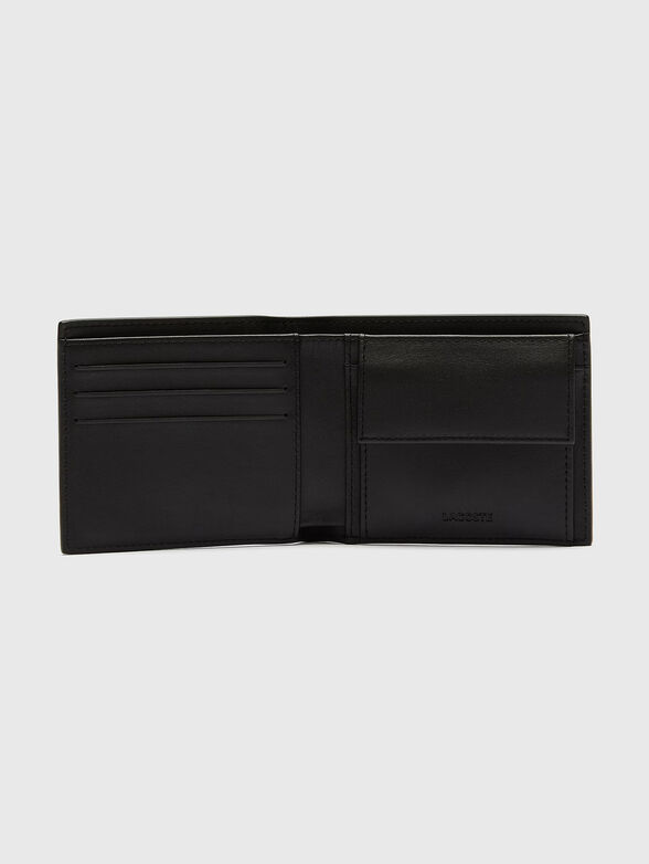 Black leather wallet - 2