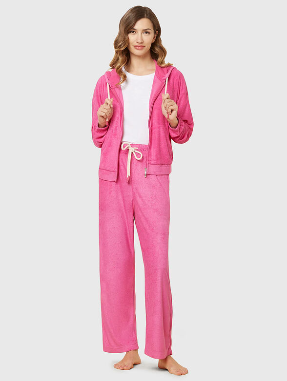 TERRY blue home pants - 4