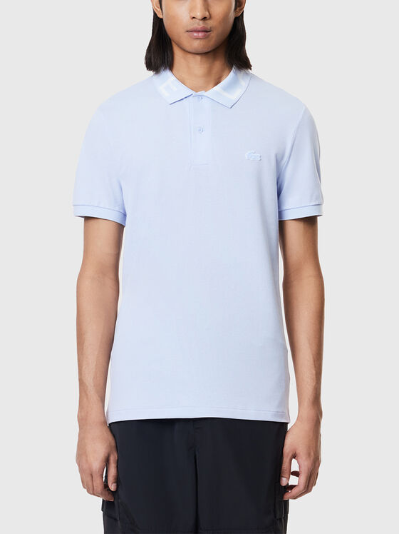Tricou polo cu guler din două culori - 1