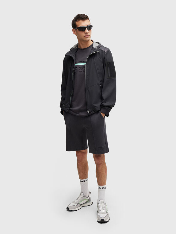 J NEON jacket with zip and hood - 2