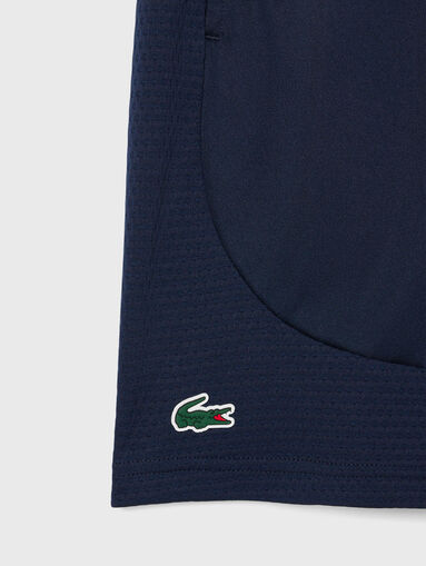 Tennis shorts with logo embroidery - 4