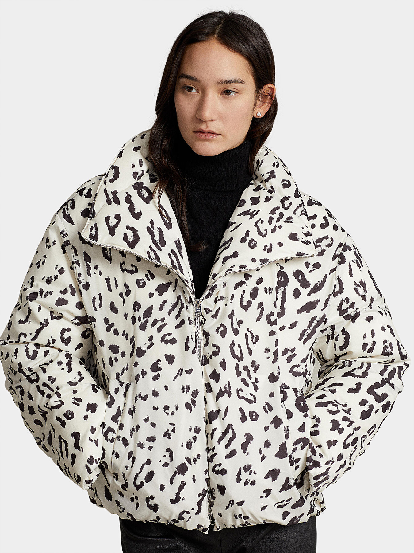 Polo ralph lauren clearance leopard coat