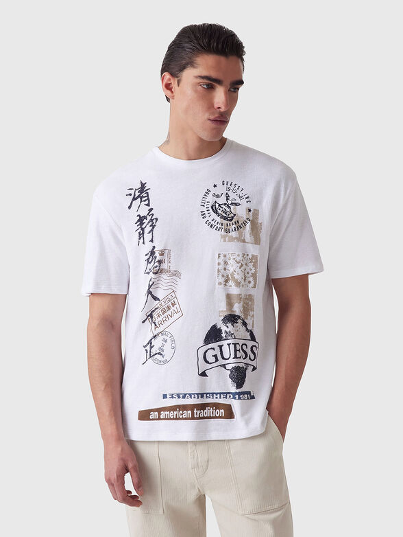T-shirt with contrast print - 1