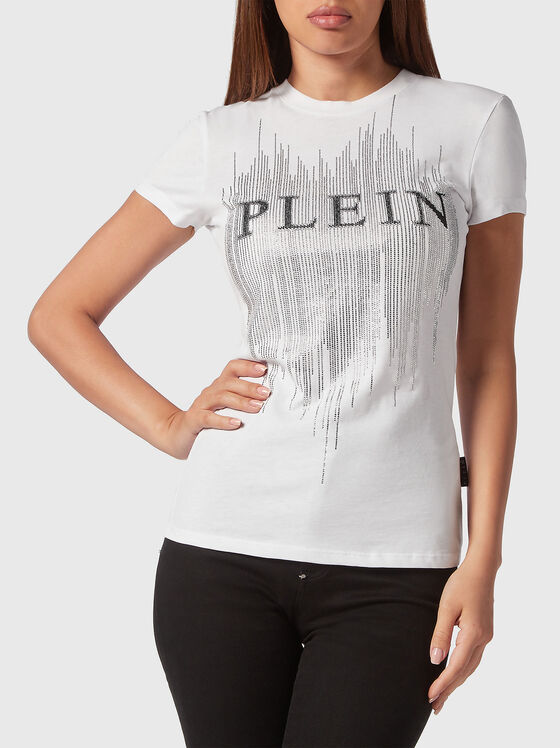 Tricou SEXY PURE cu pietre prețioase - 1