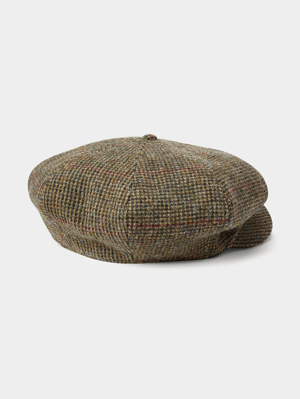 Newsboy cap with multicoloured pattern - 2