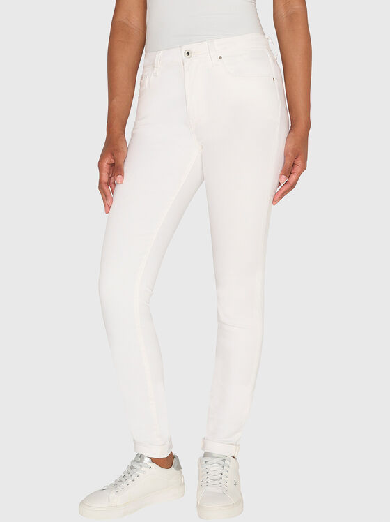 Blugi skinny albi - 1