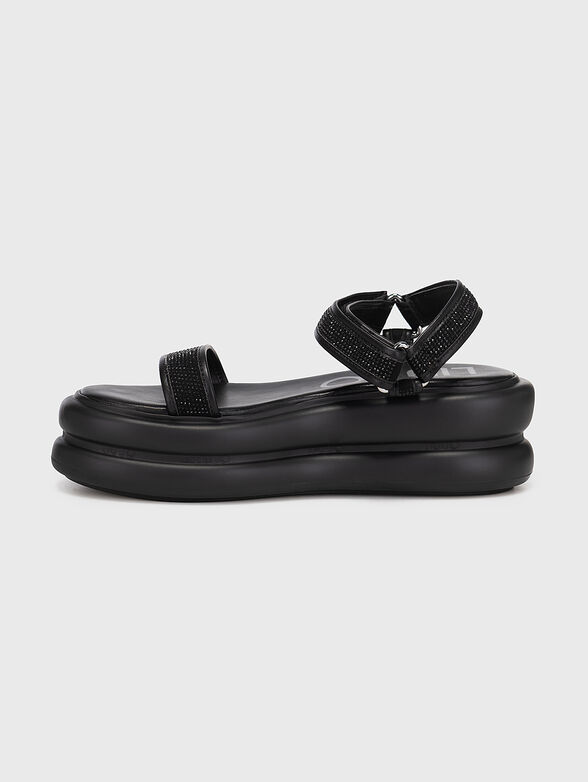 ARIA 03 sandals with appliqué rhinestones - 4