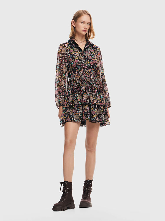 Rochie mini SANDALO cu efect translucid - 1