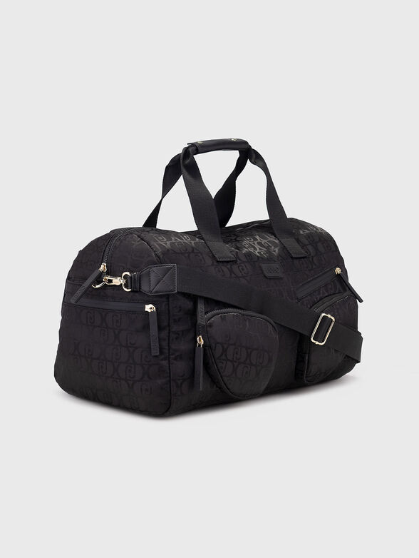 Bag with long handle and monogram logo print - 4