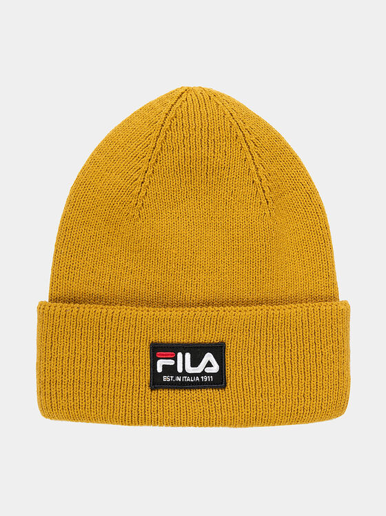 Unisex hat in black with logo patch - 1