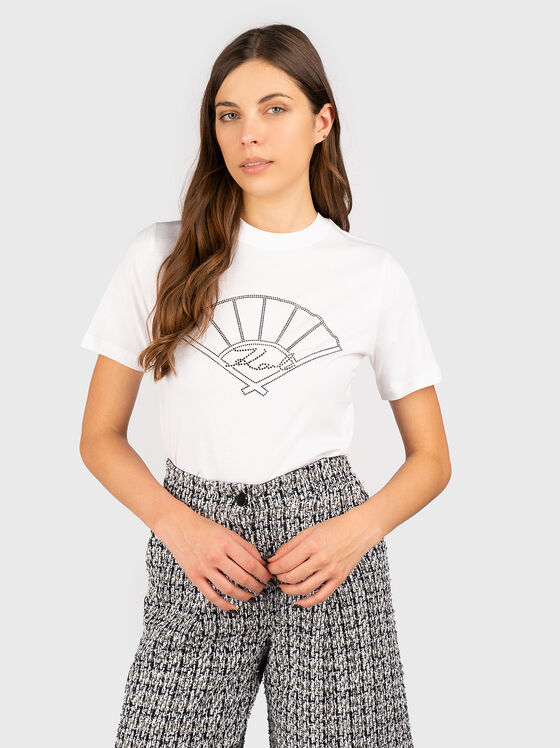 T-shirt with accent logo - 1
