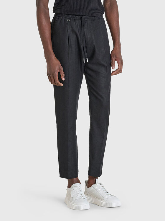 Pantaloni NEIL în negru - 1