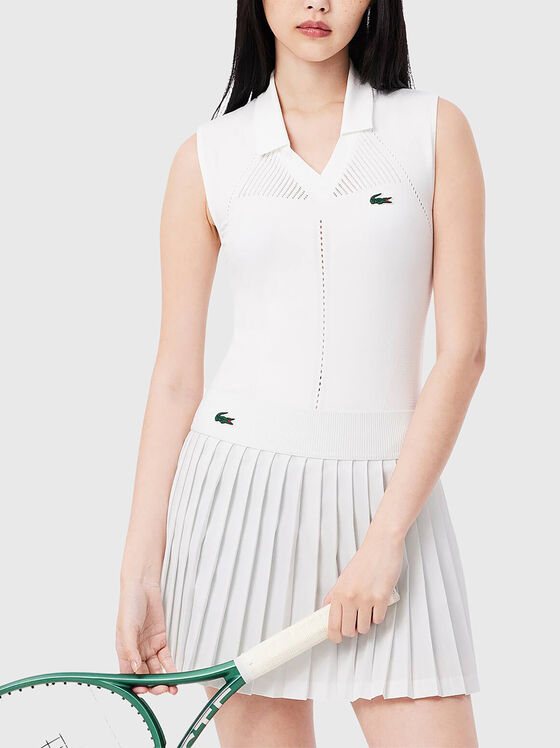 Skirt with elastic waist and logo - 1