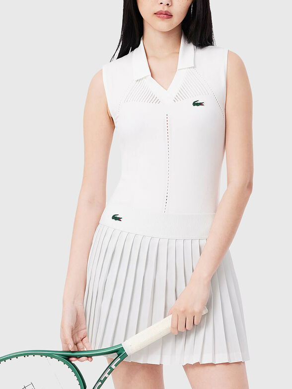 Skirt with elastic waist and logo - 1