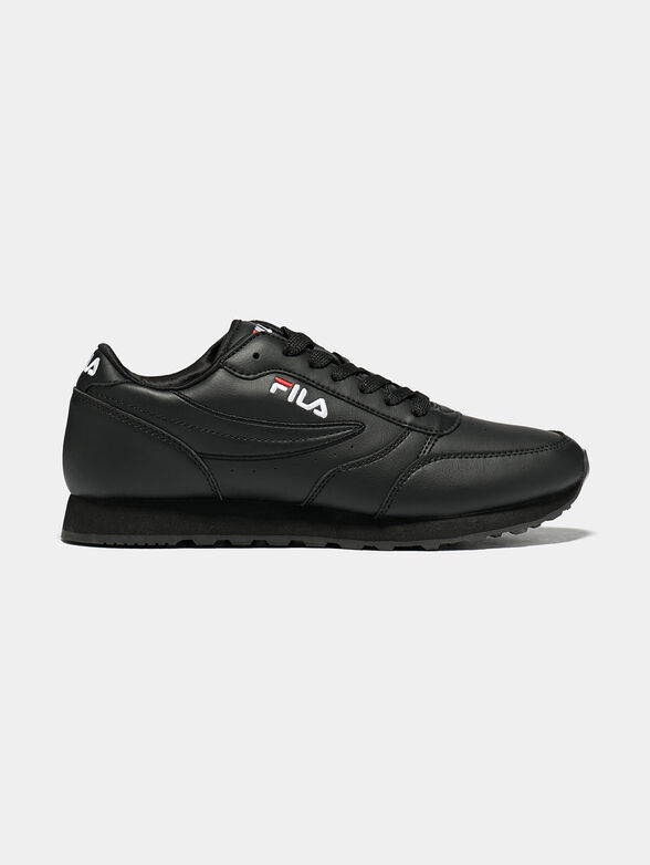 ORBIT JOGGER LOW Black sneakers with logo embroideries - 1