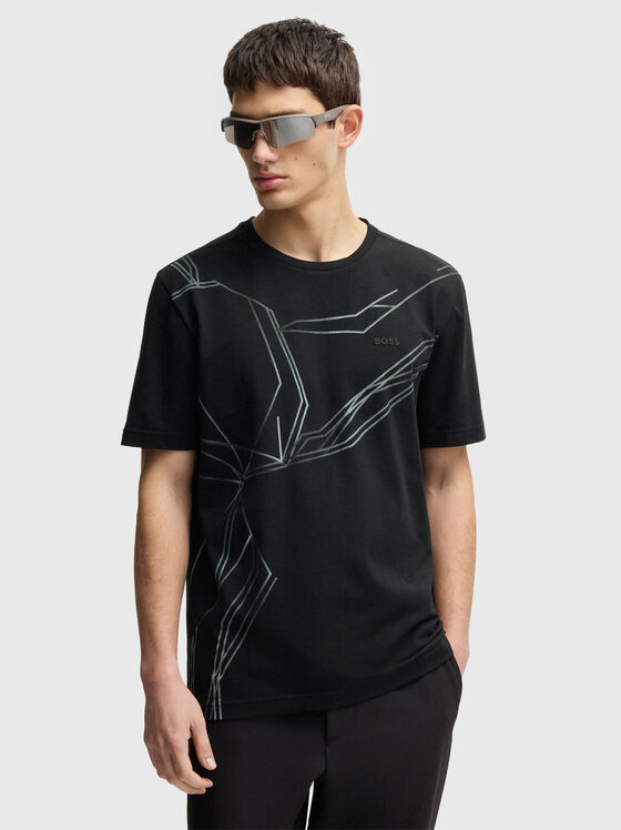Tricou cu imprimeu accentuat - 1