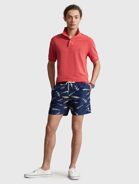 TRAVELER beach shorts with print - 4