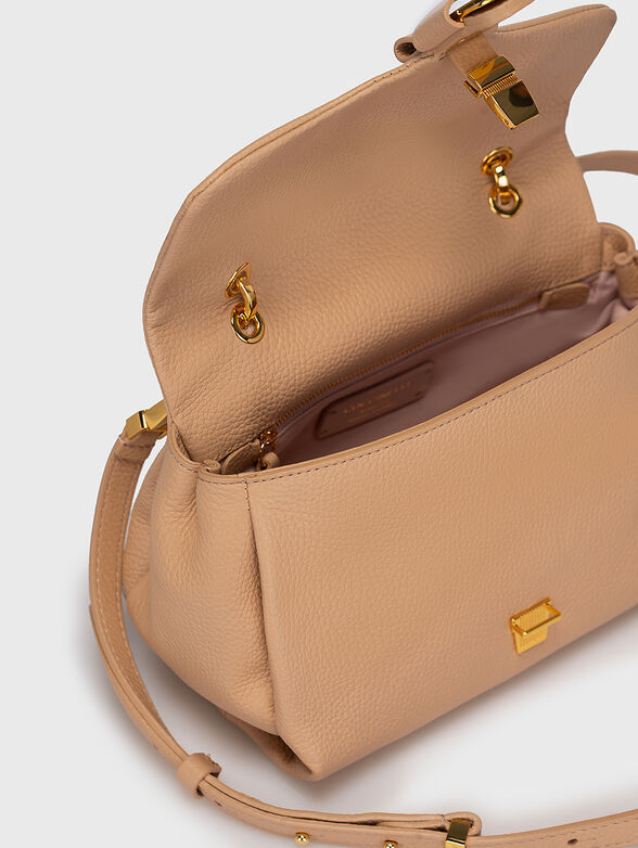 Leather bag with metal details - 6