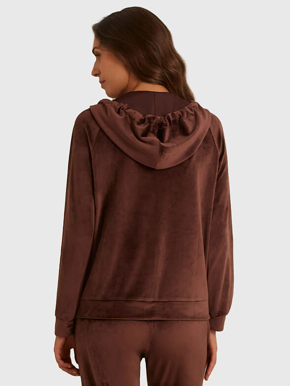 CHEENILLE sweatshirt with zip - 3