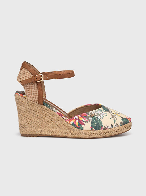 BRAVA platform espadrilles with floral print - 1