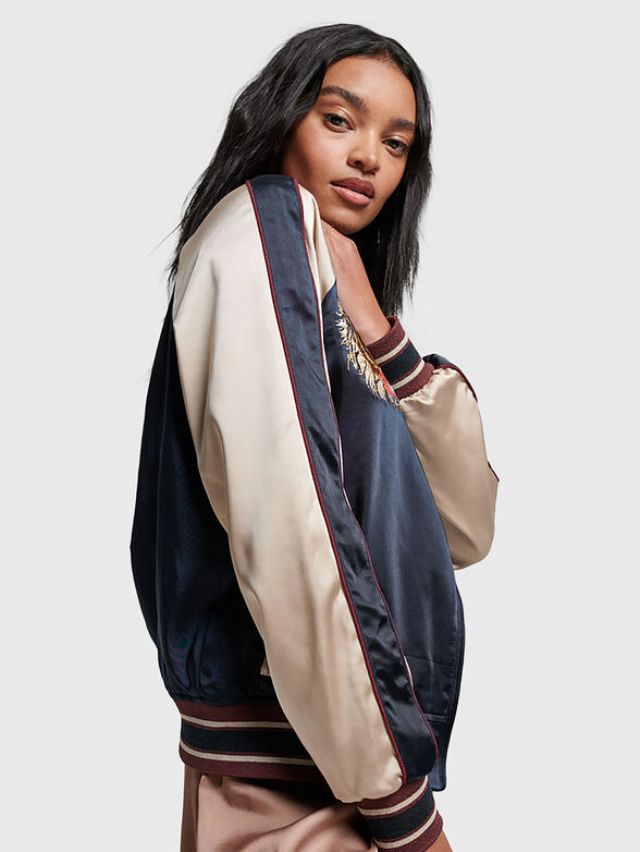 SUIKAJAN blue bomber jacket - 3