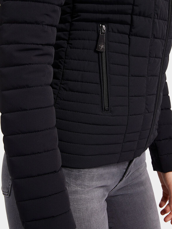VONA black jacket with quilted effect - 4