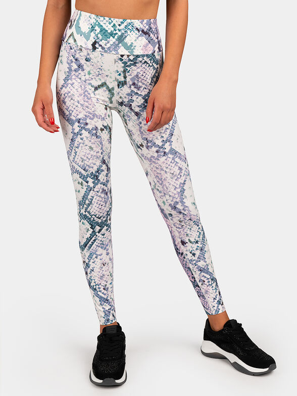 COLLYN sport leggings with snake print - 1