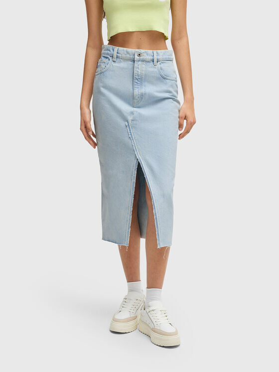 GALITA midi skirt with slit - 1