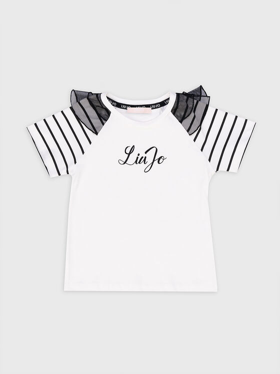 T-shirt with accent details - 1