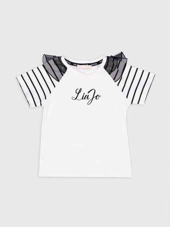 T-shirt with accent details - 1