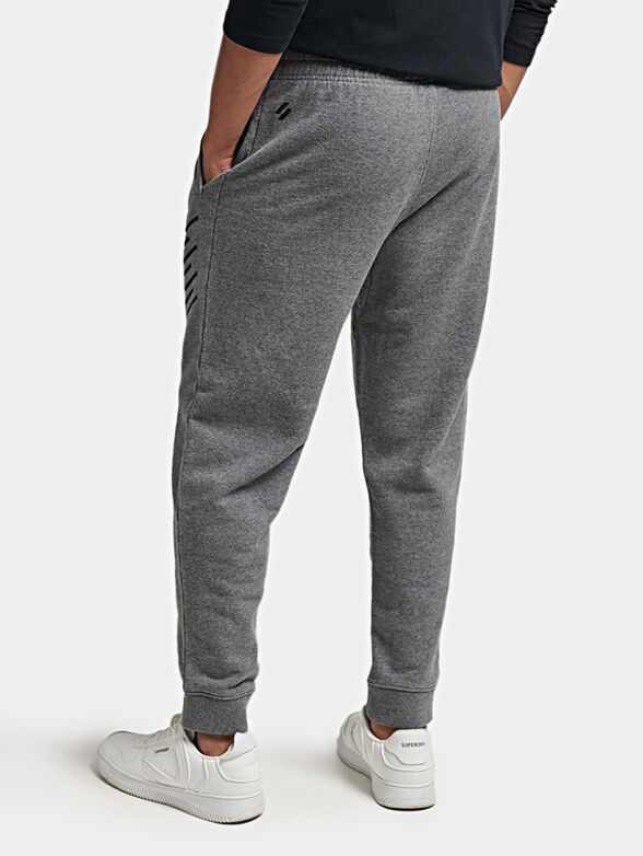 Grey sports pants with pockets - 2