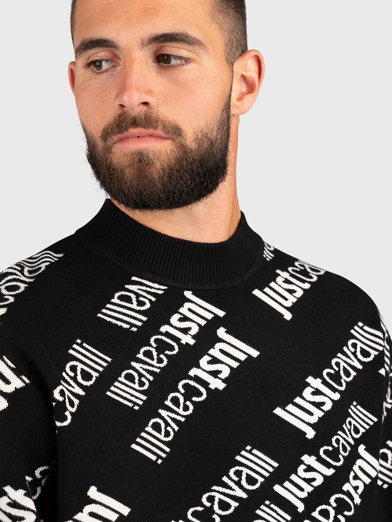 Sweater with logo inscription - 3