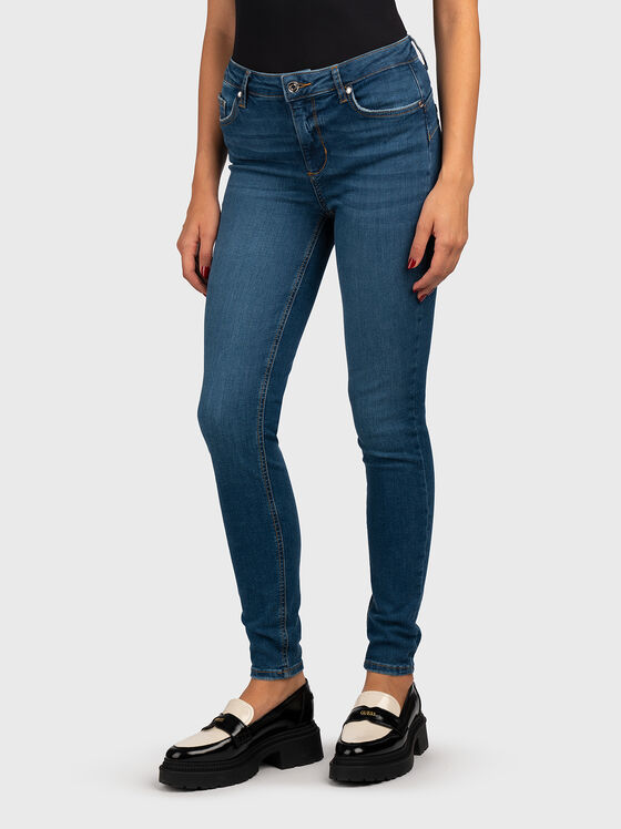 Blugi albaștri skinny - 1