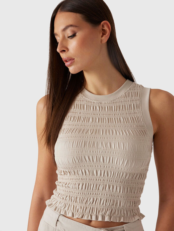 CLAIRE top with oval neckline - 4