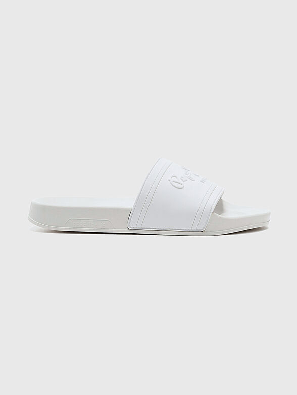 SLIDER Pink slides with embossed logo - 1